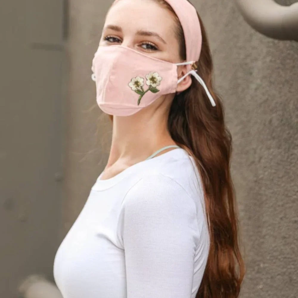 Wildflower FaceMask and Headband Combo